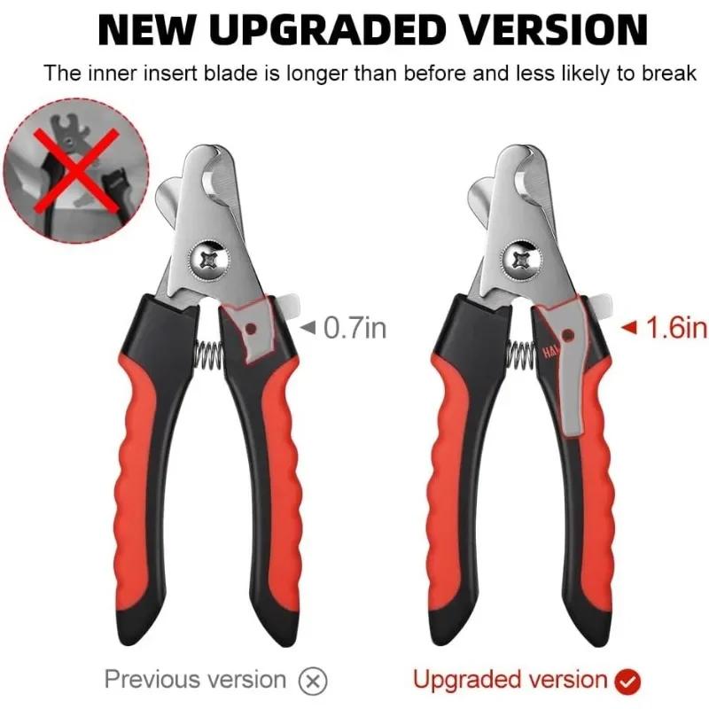 Dog Nail Clippers Professional Pet Nail Clipper & Trimmers Pet Dog and Cat Nail Clippers Dog Nail Sharpener with Safety Guard