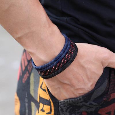 Nieuwe Heren Armband Set Handgemaakt Verstelbare Paracord Armband Homme Hiphop Rock Bedel Armband Mannen Accessoires Cadeau Voor Vriend