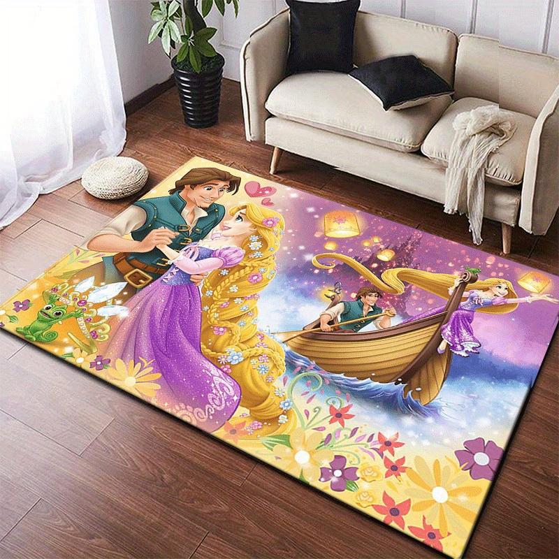 1pc Tangled Pattern Area Rug Soft Flannel Floor Mat for Living Room, Office, Bedroom and Carpet, Sofa Coffee Table Floor Mat