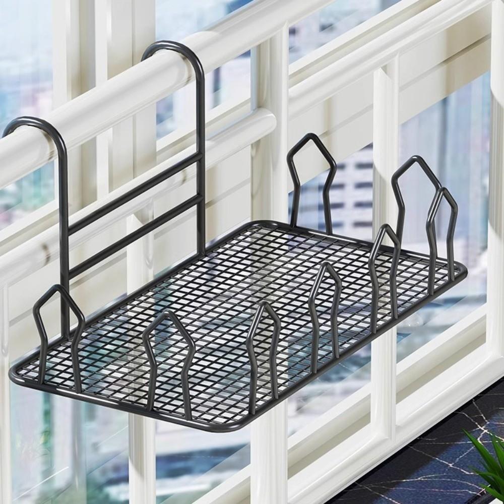 Metall Balkon Schuhständer Mehrzweck Hängender Wäscheständer Balkon