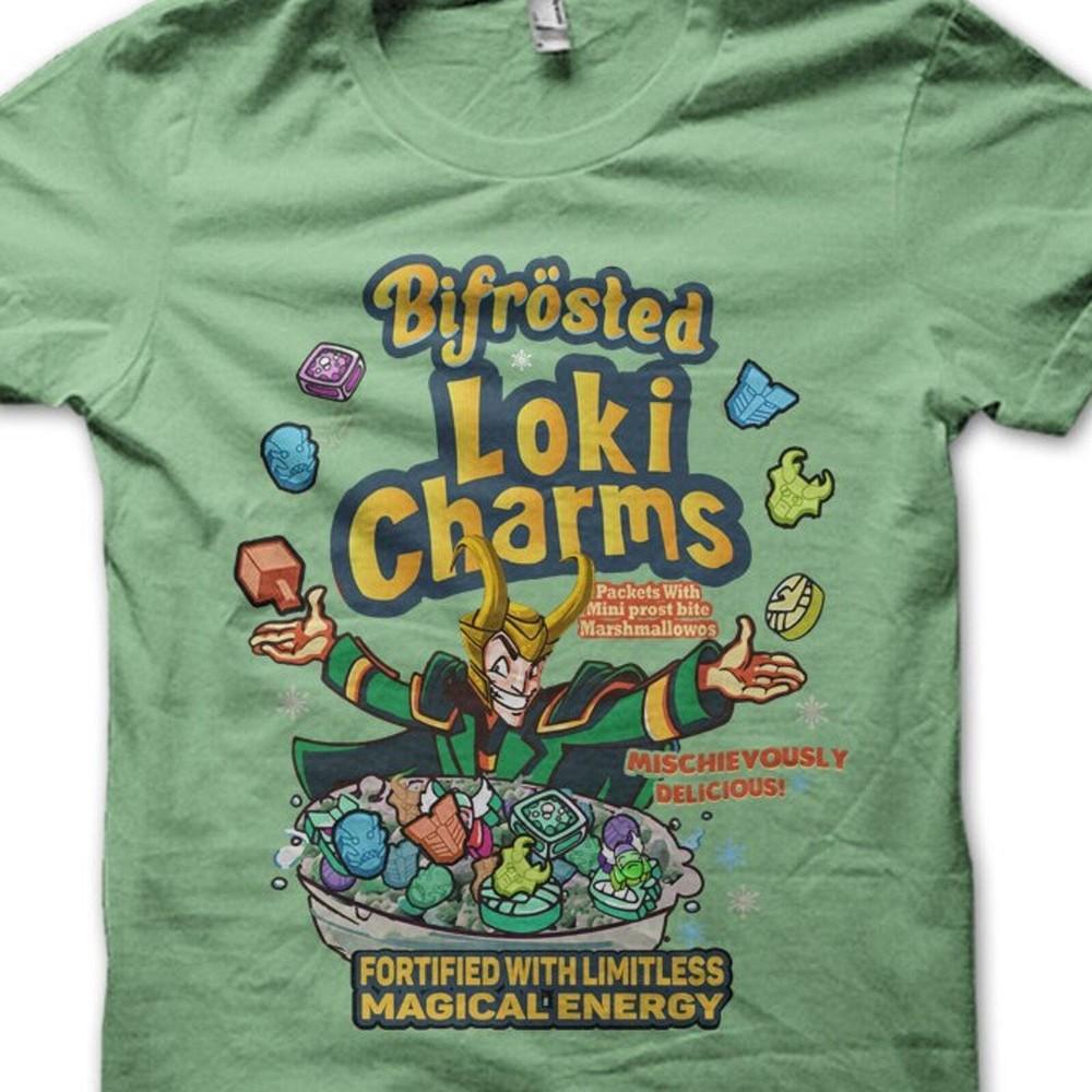 

LOKI Charms Thor superhero antihero Asgard Bifrost green t-shirt 9804 Unisex T-Shirt S