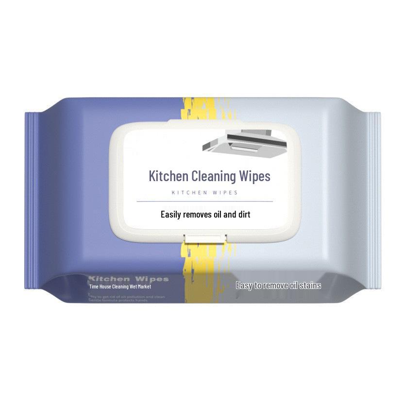 Thick Kitchen Degreasing & Stain-Removal Wipes for Range Hoods