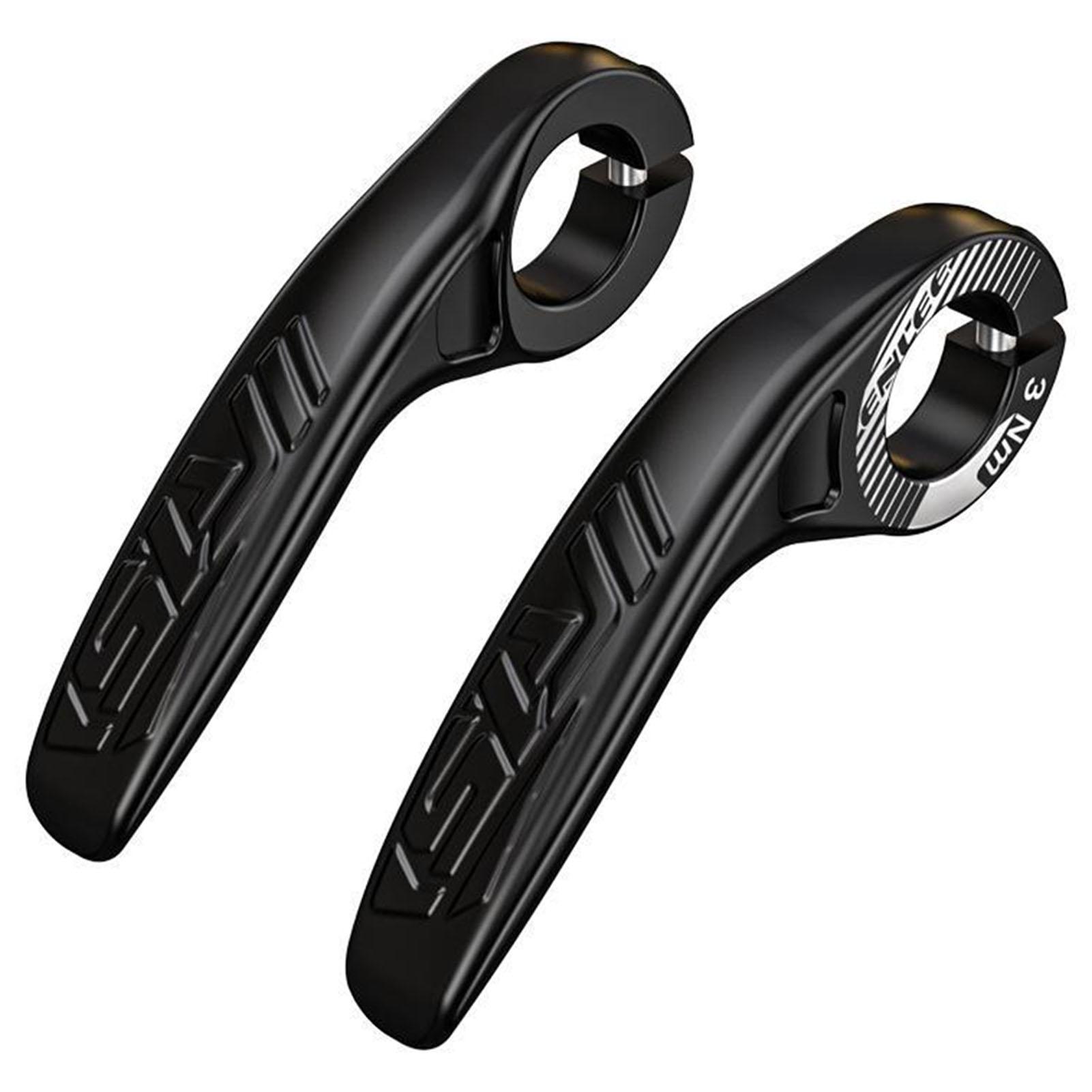 Mountain Bike Handlebar Ends Adjustable Bike Grip Bar End Handle Bicycles Handlebar Grips for Improved Riding Comfort Black