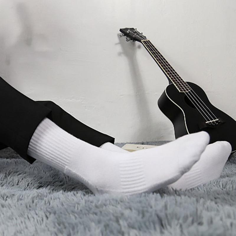 Men Spring and Summer Thin Hair Hoop Design Basketball Socks