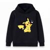 Kids Boys Girls Cute Pikachu Print Hooded Sweatshirt Casual Pullover Long Sleeve Soft Comfortable Loose Hoodie For Daily Wear School Outdoor
