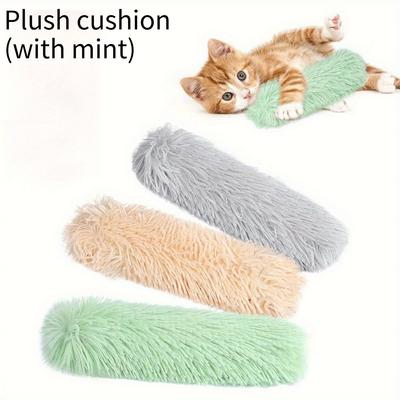 1PC Cat Toy Cat Pillow, Soft and Durable Cat Grass Toy, Indoor Cat Interactive Kick Toy, Promote Kitten Movement
