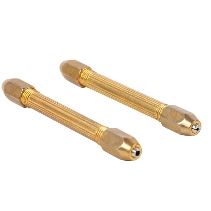 Compact Ergonomic Hand Drill with 0.8 3mm Chucks Manual Accuracy Hole Puncher for Multiple Materials Punching Tasks