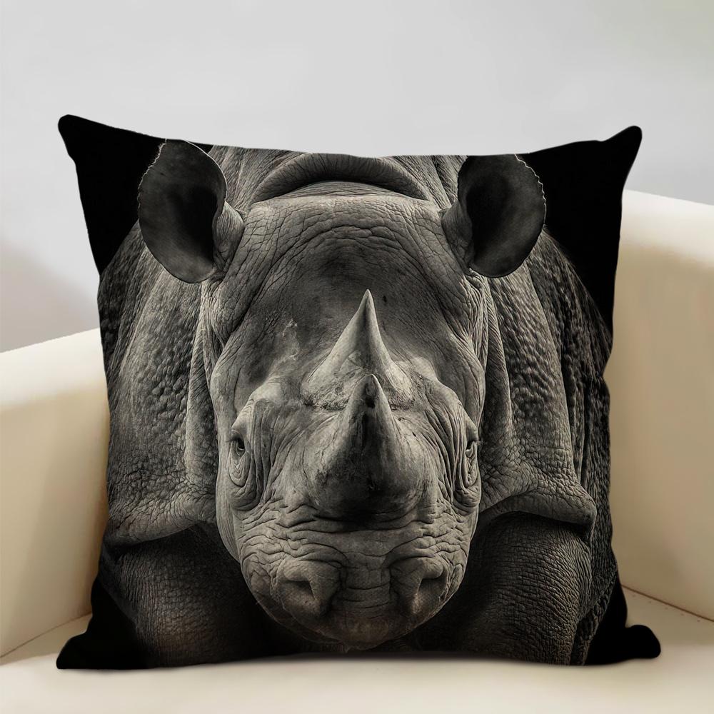 Animal Series Cushion Cover Nice Cow Sofa Decorative Pillow Cover Custom Pillow Case Outdoor Leisure Chair Waist Pillow Case