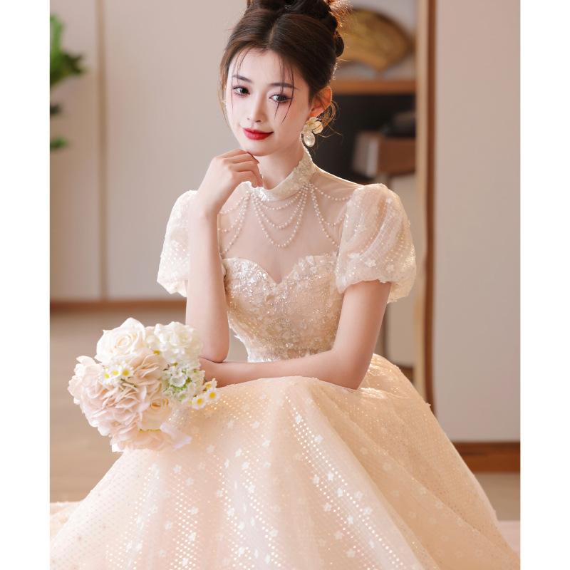 Small Dress High-end Light Luxury Dress Women's 1011 New Adult Ceremony Graduation Ceremony Advanced Sense Art Test Fairy Evening Dress