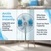 1 Set Portable Fan Ice Bag Holder Ice Cups Floor Fan Ice Bag Slot Ice Pack Fixator  Bathroom
