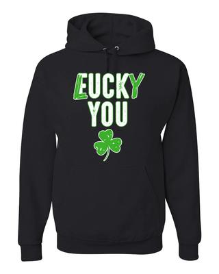 Lucky You F U Funny Irish Clover St Patricks Day  Sweater