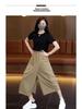 2025 High-Waisted Slim-Fit Split Culottes for Summer