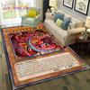 Cartoon Anime  MONSTER CARD Carpet Rug for Home Living Room Bedroom Sofa Doormat Decor,kids Area Rug Non-slip Floor Mat