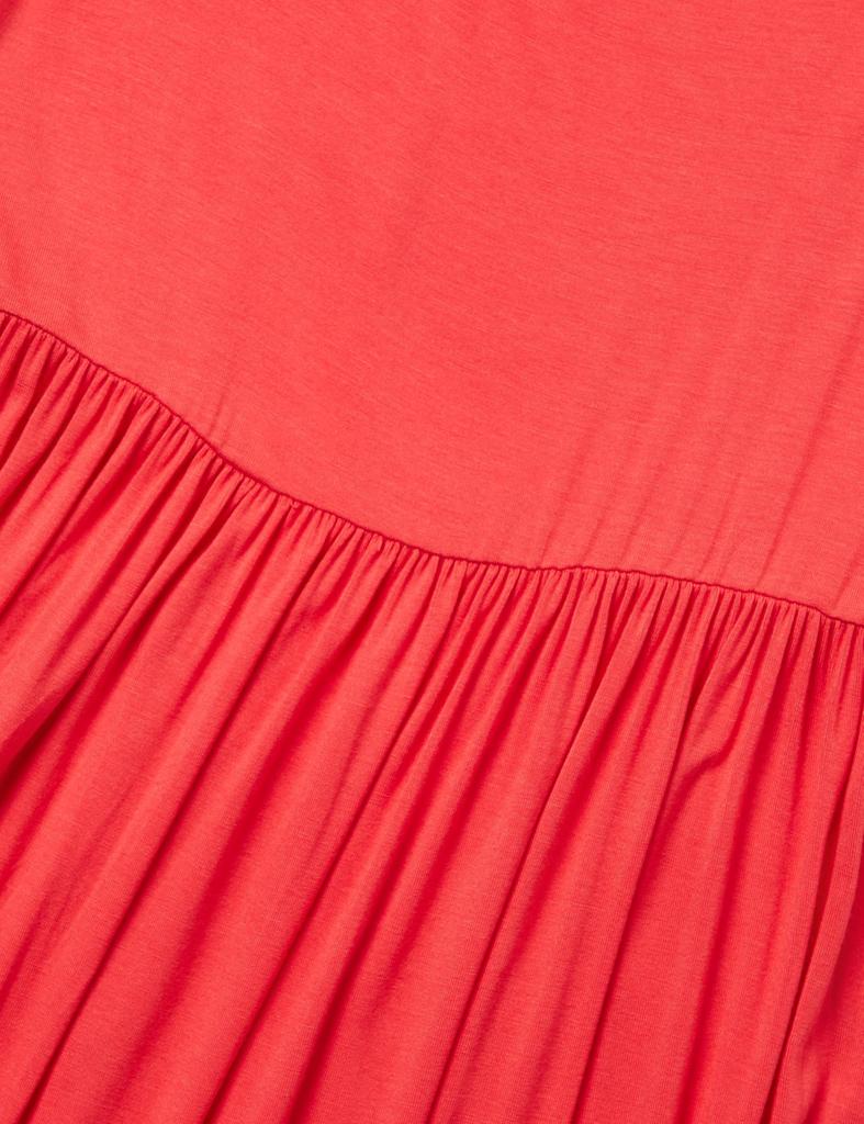 Amazon Essentials Sleeveless Maxi Dress with Waist Size 2XL Women's Shaping, Red,