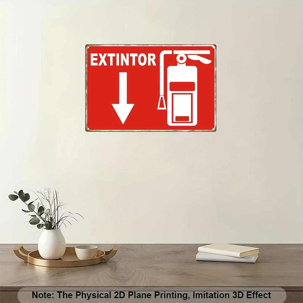 Vintage signs, 2D graphic design, wall safety trim, durable design for home, office and vehicle compliance, office safety sig