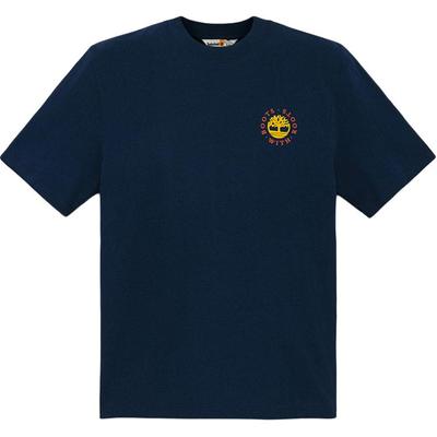 Round Neck Fashion Versatile Short Sleeve Nautical Breathable T-Shirt Men Tops Deep-Sapphire-Blue A6A9K-433