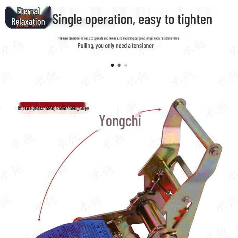 Yongchi 5-Ton Double Hook Cargo Lashing Strap