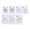 Guitar Chords Card 49 Sheets 6 String Acoustic Electric Guitar Chord Learning Cards for Practice