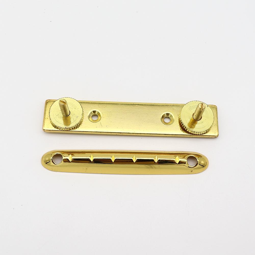 Gitaarbrug Hol Half Hol JAZZ Verstelbare Vaste Brug Staartstuk voor Vintage Teisco Tune O matic Elektrische Gitaar