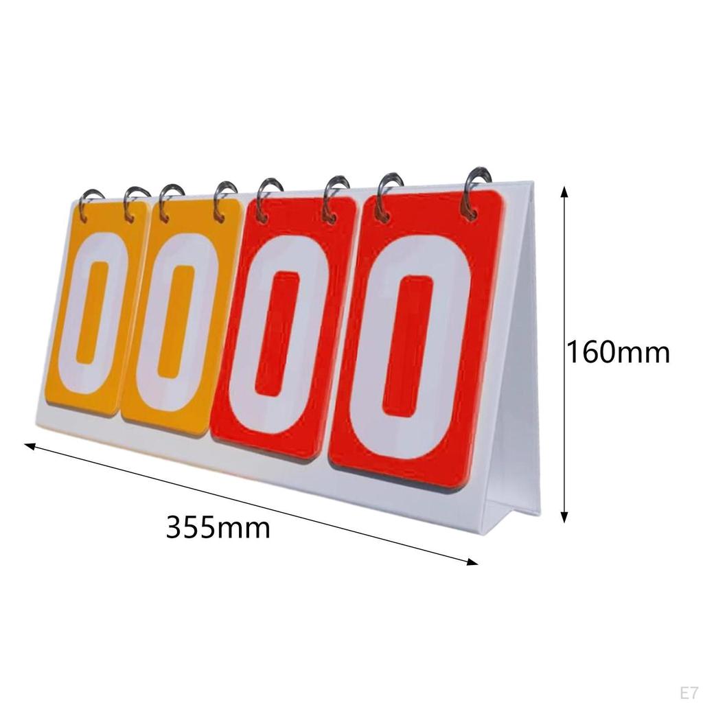 Digit Scoreboard, Sports Durable Scoreboard for Football, Basketball