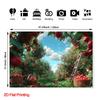 2D Apple Orchard Harvest Festival Photography Backdrop