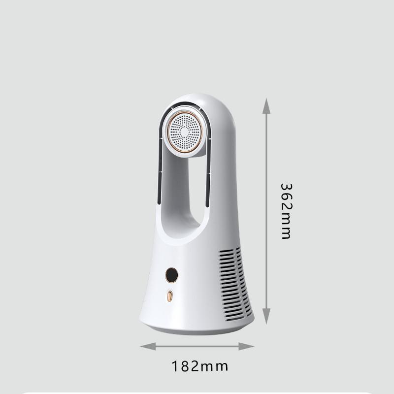5W White Dormitory Desktop Bladeless Fan Household Aromatherapy Electric Fan Low Noise Operation and Long Endurance Air Conditioning Fan