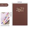 2026 One Page Per Day Planner - English, Spanish, Portuguese Diary Calendar