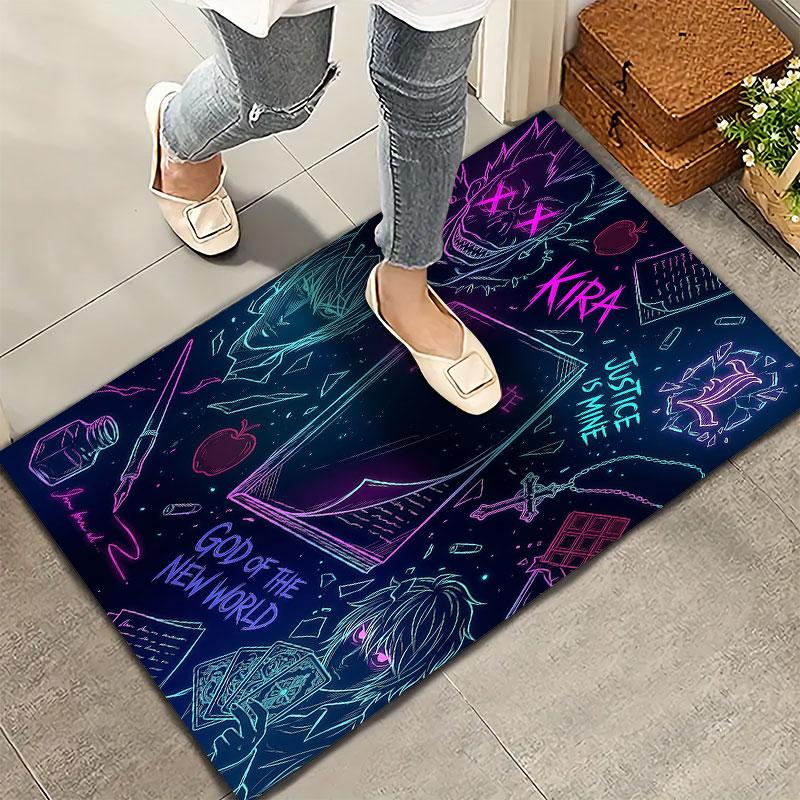 Tappeto Tappeto Death Note Per Soggiorno Camera Da Letto Casa Divano Decorazione Bambini Gioco Tappetino Antiscivolo