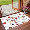 Crystal Velvet Rug Custom Name Text, Soft Non Slip Floor Mat Home DecorSnoopy Peanuts