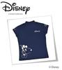 Delsol 7850 NV Mickey Mouse Short Sleeve Mock Neck Shirt (M)