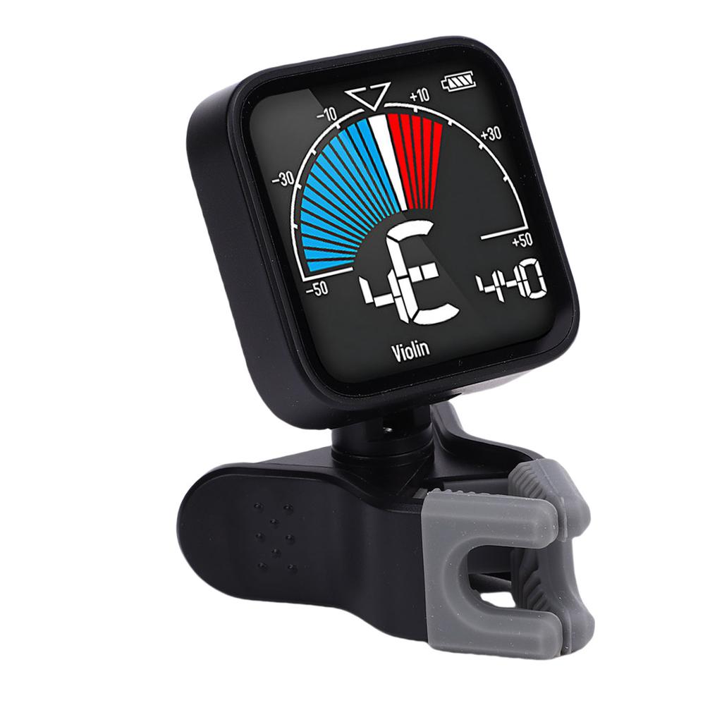 Geige Stimmgerät Metronom Professionelles Elektronisches Stimmgerät mit Klarer Anzeige und Klemme für Bratsche Cello