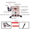 220V 2 in 1 Rework Soldering Station Digital Display SMD Hot Air Gun Solder Iron Portable Welding Desoldering Repair Tools
