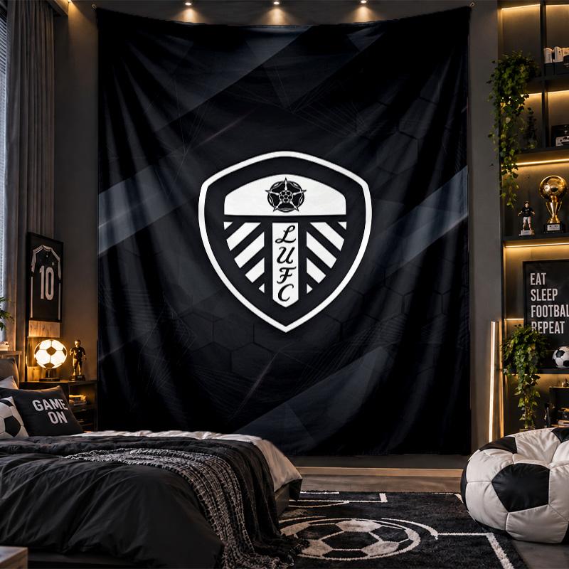Wall Hanging Tapestry Leeds United Print Cloth for Living Room Bedroom Home Decor