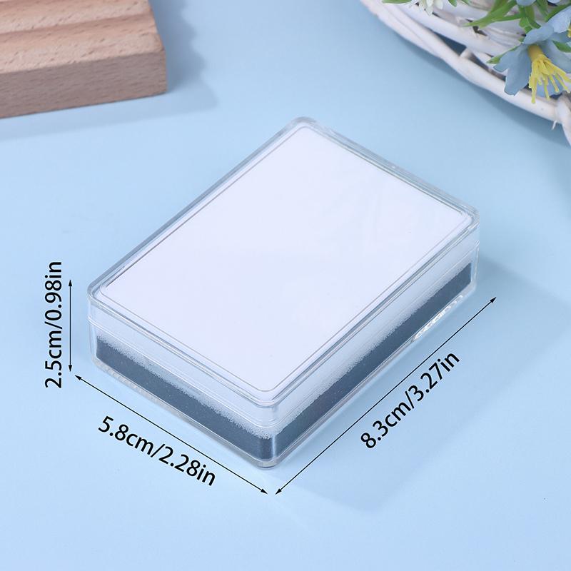 Clear Gem Storage Box - Foam-Padded Container for Loose Stones & Beads, Portable Jewelry Organizer with Secure Latch for Travel