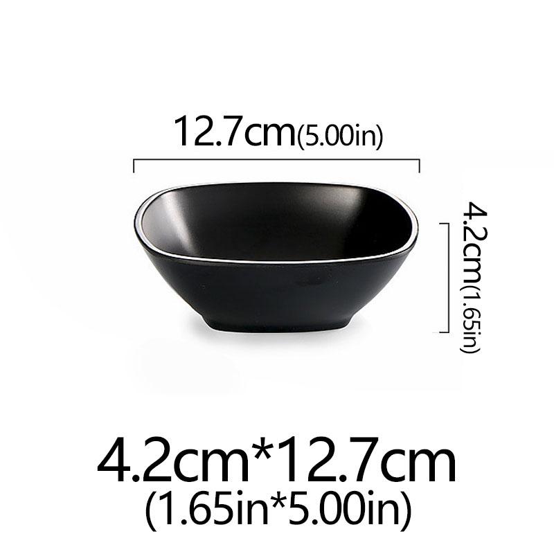 Frosted Melamine Ramen Bowl Imitation Porcelain Large Noodle High Temperature Resistance Bowl Salad Soup Bowl Fast FoodTableware