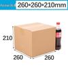 Durable Rectangular Corrugated Cardboard Box for Packing Water Cups & Extended Umbrellas