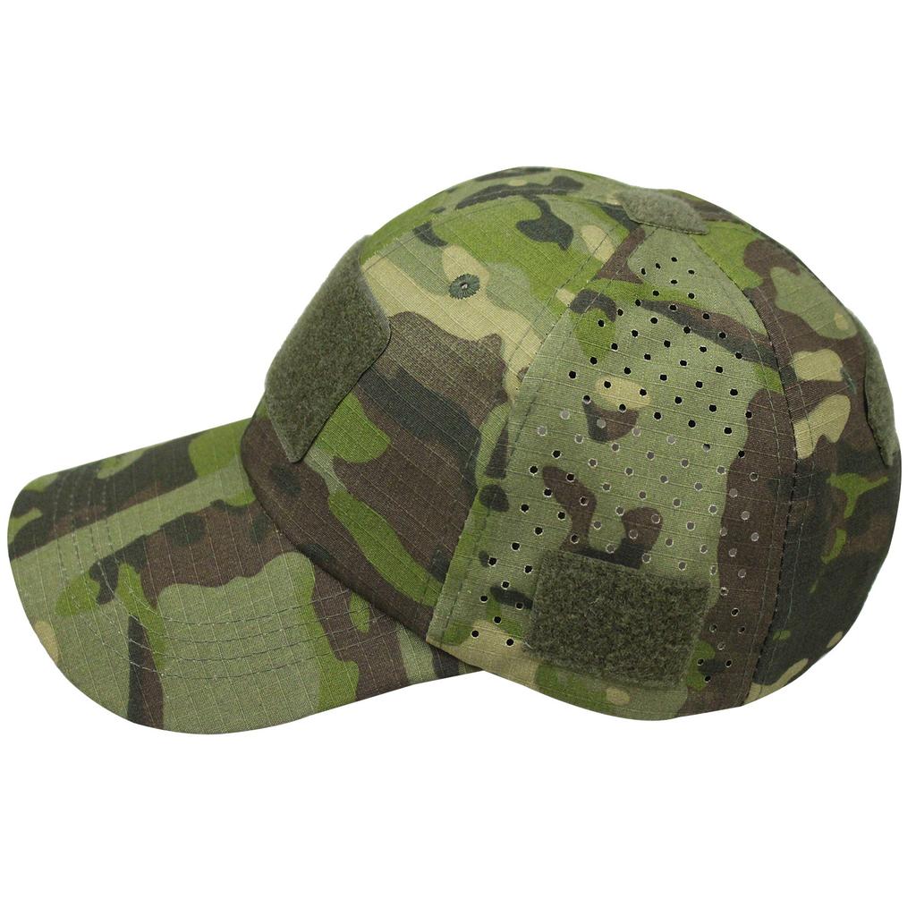 Men's Summer Camouflage Baseball Cap, Adjustable Velcro Breathable Mesh Hat,Sun Protection UV Hat Outdoor Hiking Fishing Camping Daily Casual Wear