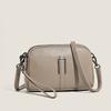 The first layer of cowhide women's bag, the new fashionable and versatile medium lady's mother shoulder messenger bag, small bag.
