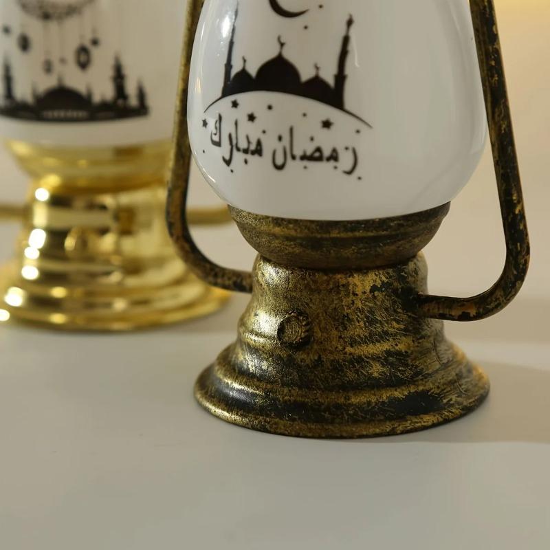 Muslim Decorations, LED Candle Lights, Ramadan Decorative Lantern Lights, Eid Al Fitr Decoration Home Party Gifts