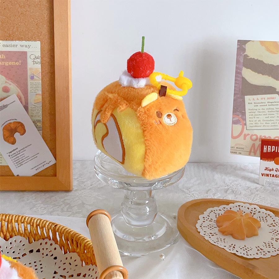 Moe Dessert Plush Doll Pendant - Cute Birthday Gift & Creative Ornament