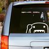 Hinter den Kulissen Domo Kun Vinyl Autoaufkleber, Wasserdichte Cartoon-Aufkleber für Auto Stoßstange Heckscheibe Auto Außen Styling Dekor Zubehör