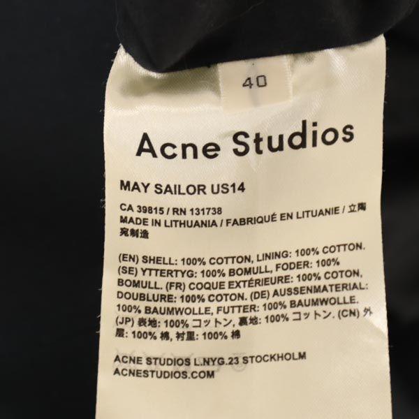 Acne Studios Short Sleeve One Piece 40 Navy Women Used