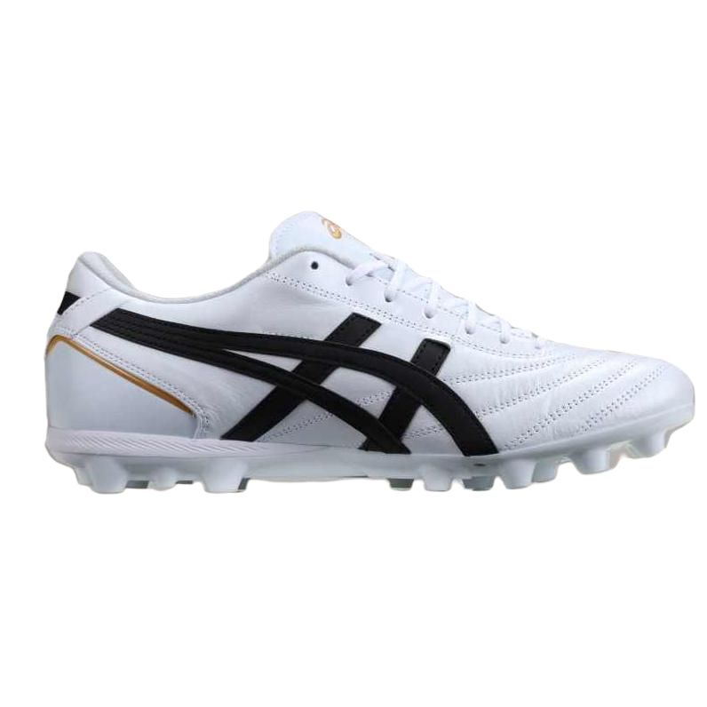 Asics C3 AG Rubber Short Studs TF Rubber Broken Studs Artificial Turf Abrasion Resistant Soccer Shoes Men's White Sneakers 1103A121-100