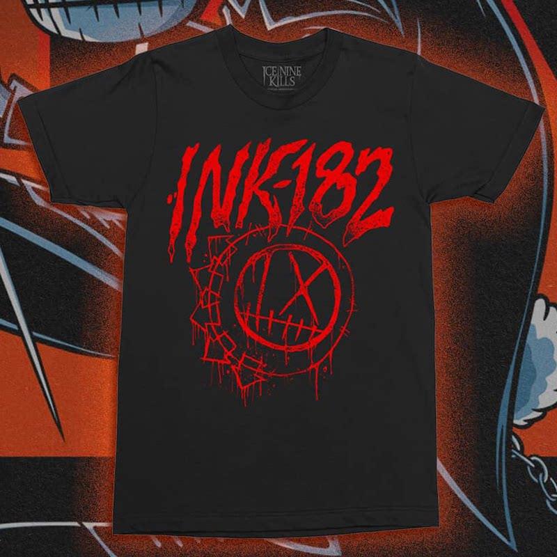 

2026 Blink 182 The Smiling Punk Rabbit Graffiti Rabbit Illustration American Retro High Street Vintage Streetwear Tshirt L