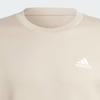 Adidas Letter Logo Print Crew Neck Sweatshirt Men Tops Beige IJ6106