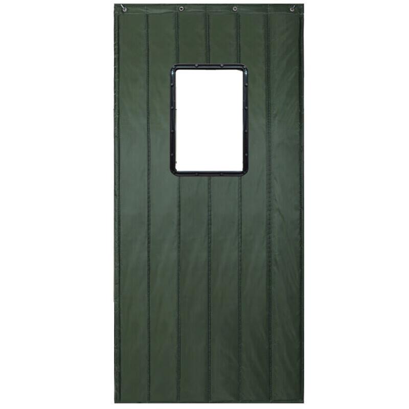 Thermal Insulated Oxford Cloth Door Curtain with Window