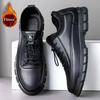 Men's Casual Leather Shoes 2025 New Autumn and Winter Business British Leather Shoes Fashionable Soft Sole Anti Slip Work Shoes