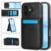 Leather Wallet with Card Holder Stand Phone Case for IPhone 17 Air 16 Pro Max 15 14 Plus 13 12 11 X XS XR 8 7 Protective Cover