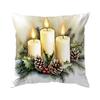 Christmas Bells Candles Cushions Pillowcase Polyester Cushion Cover Throw Pillow Sofa Decoration Pillowcover Home Decor