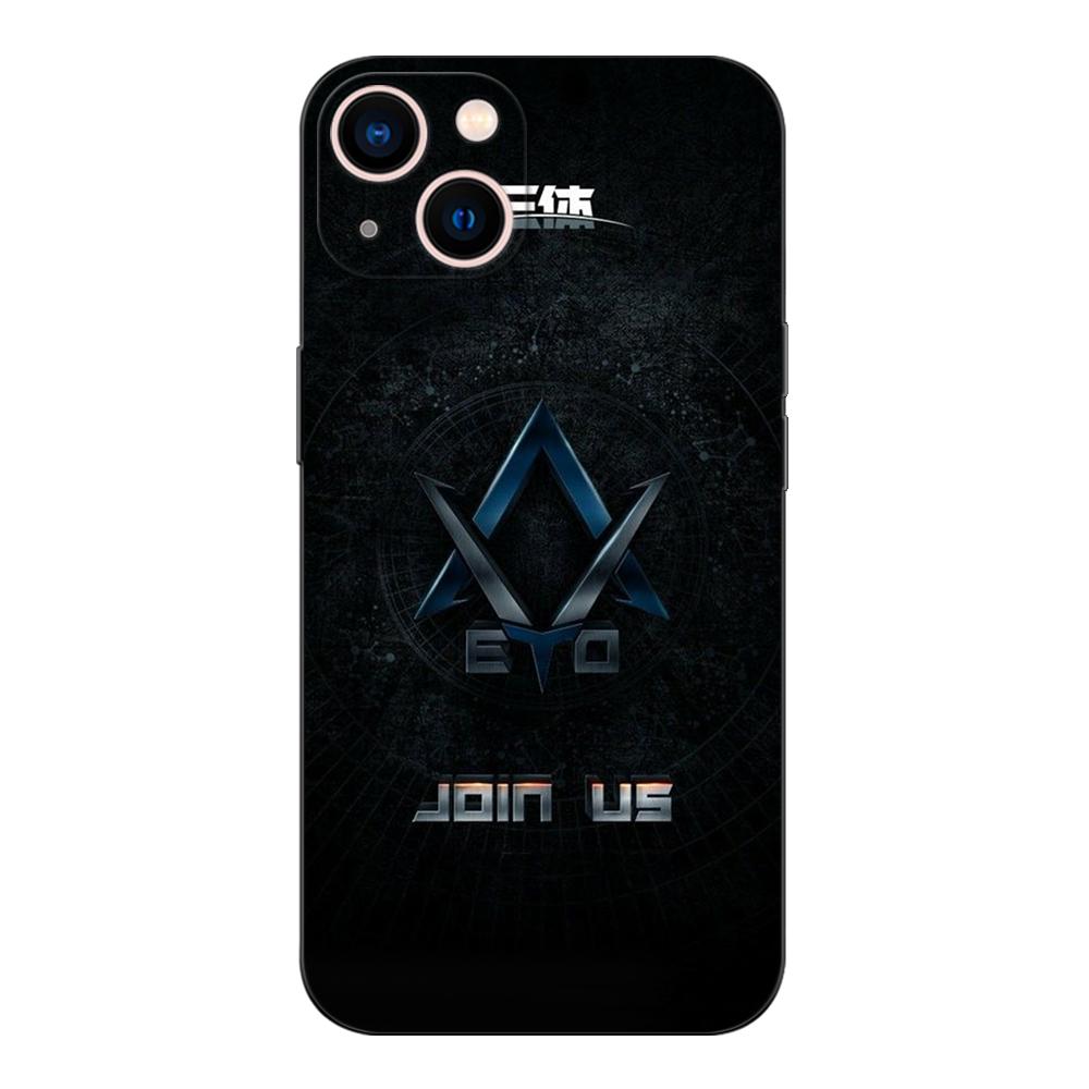 Schwarze TPU-Hülle für Vivo V5 V5S V7 V9 Youth V11 V11i V15 V17 NEO V20 E V21 V21E V23 V23E PRO 4G 5G Das Drei-Körper-Problem